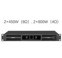 Amplificador Digital E-2450 2X450W para DJ, Instalaciones de Iluminación PA, Sistema de Sonido OEM con 2 Altavoces