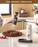 Moulin à poivre électrique Circle Joy, moulin à épices électrique, moulin à sel et à poivre rechargeable