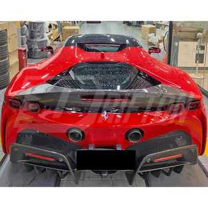 ดิฟฟิวเซอร์กันชนหลังคาร์บอนไฟเบอร์แบบเต็มตัว SF90 สำหรับ Ferrari SF90 อะไหล่คุณภาพสูง จากโรงงานผู้ผลิต - Product Image 3