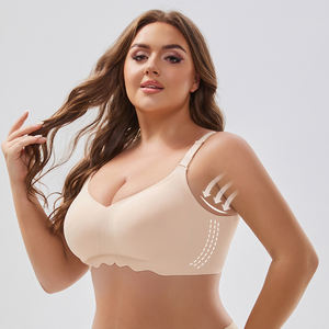 <span class=keywords><strong>Sujetador</strong></span> inalámbrico de talla grande copa completa sin aros <span class=keywords><strong>sujetador</strong></span> de gelatina cómodo <span class=keywords><strong>sujetador</strong></span> inalámbrico para mujer <span class=keywords><strong>sujetador</strong></span> sin costuras - Product Image 1