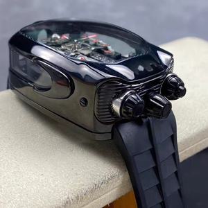 Montre de luxe pour homme, très vendue, design tendance, entièrement mécanique, avec cadran ajouré, verre saphir. - Product Image 4