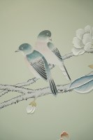 Panneaux muraux SUNGPU & panneaux décoratifs modernes en relief 3D, panneau mural à motifs floraux et oiseaux, panneau mural décoratif personnalisé pour l'intérieur