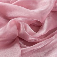 Vente en gros de tissu organza léger en polyester à paillettes pour robe de cérémonie ou robe de mariée