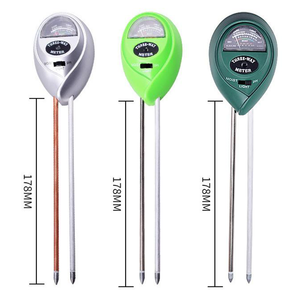 Testeur numérique de pH et d'humidité du sol 3-en-1 Instrument d'analyse du sol Vert Garantie 1 an - Product Image 4