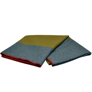 Edredón de Invierno BLUE PHOENIX, Grueso, 100% Lana, Diseño Geométrico Jacquard, <span class=keywords><strong>Reversible</strong></span>, Antipilling, Hecho a Mano - Product Image 2
