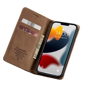 Custodia a Portafoglio Magnetica in PU con Slot per Carte e Funzione Stand, Cover OEM di Lusso alla Moda per <span class=keywords><strong>Cellulare</strong></span> Three Stars - Product Image 1