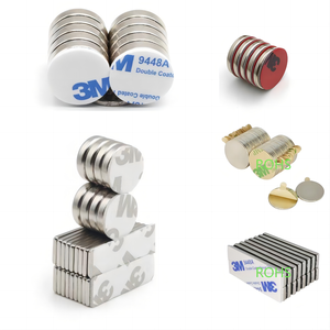 Imán de Neodimio de Alto Rendimiento, Material Magnético Personalizado N35-N52, Potente Imán Redondo en Forma de Disco con Adhesivo de 3 mm - Product Image 3