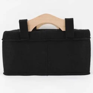 Eco-Friendly Foldable Felt <b>Storage</b> <b>Basket</b> Handles Collapsible Organizer <b>for</b> Baby Clothes Laundry Sorting - Product Image 2