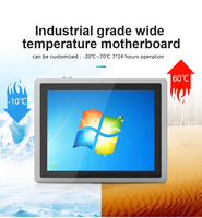 Haute luminosité 10.4 \ "12.1 \" 15 \ "17 \ 19 \" écran tactile industriel PC étanche capacitif IPS LCD support mural IP65 nouveau produit