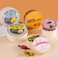 Boîte à gâteau ronde en carton, facile à assembler, pour emporter, cadeau, présentation, boîte à gâteau au fromage ronde pour traiteur et fête