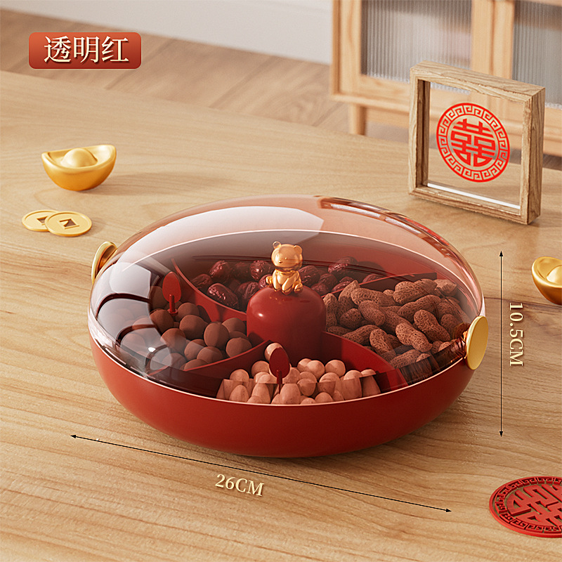 Transparent red cap