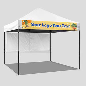 Tentes de réception robustes sur mesure 10x10 avec parois latérales et drapeaux, abri pliable sur mesure 10x12, 20x20 - Product Image 3