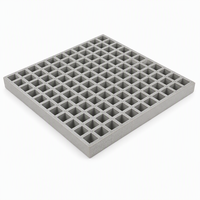 Grille de protection en FRP ignifuge, conforme à la norme ASTM E84 Classe 1 |   Couverture de tranchée pour centrale électrique avec service de découpe