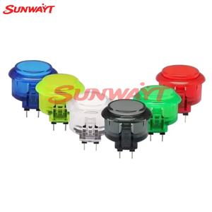 Botones Redondos Transparentes Iluminados de 5V/12V SANWA OBSC-30, Botón Pulsador LED para Máquina de Juegos Arcade - Product Image 2