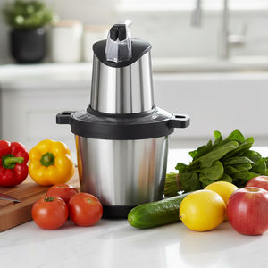 Hachoirs à viande, mélangeurs alimentaires, mélangeurs, hachoir à viande commercial de grande capacité, style King, 6 L, hachoir à viande en acier inoxydable 12, 800 W, 2 CV - Product Image 2