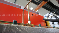 Presse plieuse CNC automatique 125T à grande vitesse avec servomoteur, système Delem DA-53T et machines intégrées