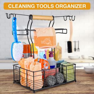Oniya BBQ Picnic Utensilio <span class=keywords><strong>Caddy</strong></span> con soporte para toallas de papel Accesorios para barbacoa Herramienta para asar Organizador de almacenamiento - Product Image 4