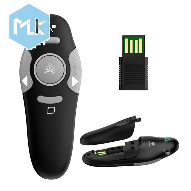 MLK 2.4g USB Pointer Presentation Clicker for PPT Presentations USB Presenter Remote Multimedia Teaching Lecture Pen