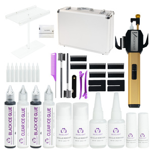 Kit <span class=keywords><strong>di</strong></span> Estensioni per Capelli Comblinees all'Ingrosso con Colla a Freddo per Uso Professionale in Salone Tecnologia <span class=keywords><strong>di</strong></span> Connessione Capelli - Product Image 1