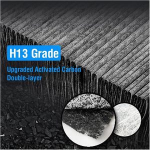 Filtro HEPA Cilíndrico H13 H14 para <span class=keywords><strong>Xiaomi</strong></span> Mi 4 Pro / 4 / 3 Series - Sistema de Filtración 3 en 1 que Elimina el 99.97% del Polvo, el Polen y los Olores - Product Image 3