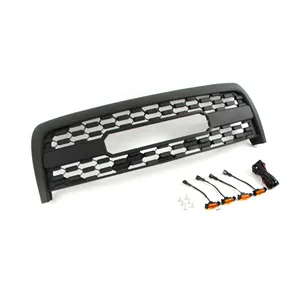 4X4 Off Road Truck ABS Black grille With Light Fit For 2003-2006 Toyota Tundra