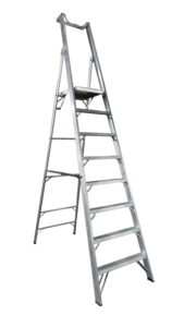 Scala Pieghevole in Alluminio a 12 Gradini per Uso Domestico e Industriale, Capacità 150kg - Product Image 3