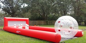Ensemble <span class=keywords><strong>de</strong></span> piste <span class=keywords><strong>de</strong></span> <span class=keywords><strong>bowling</strong></span> géante gonflable Smile Inflatables avec piques et balles, en PVC et certifié CE - Product Image 2