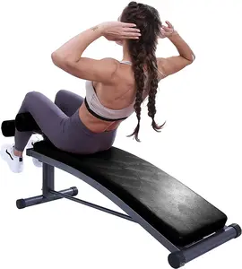 Wellshow Sit up Bench Ab Workout Equipment Incline Fitness Gym Home Unisex Indoor Bodybuilding Functional Trainer Machine