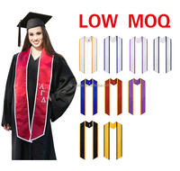 Accessoires de remise de diplôme personnalisés ceinture de remise de diplôme en satin pour adulte étole de cérémonie personnalisée vente en gros