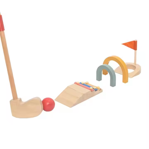 Ensemble <span class=keywords><strong>de</strong></span> <span class=keywords><strong>mini</strong></span> <span class=keywords><strong>golf</strong></span> <span class=keywords><strong>en</strong></span> <span class=keywords><strong>bois</strong></span> Montessori Jeux interactifs familiaux Jouet <span class=keywords><strong>golf</strong></span> pour enfants - Product Image 1