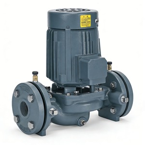 Bomba Centrífuga Kawamoto para Tuberías, Motor a Prueba de Explosiones ACG, Conexión de Brida, Altura de Succión de 6 m, Presión de 0.1-10 Bares, Eléctrica - Product Image 3