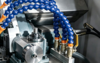 Machine industrielle CNC YH35D, puissante fraiseuse CNC à tourbillon interne pour la fabrication de matériaux de vis sans fin, tour de fraisage