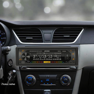 Duy nhất 1 DIN đa phương tiện Màn hình LCD Auto Stereo đài phát thanh phổ xe/CD/<span class=keywords><strong>MP3</strong></span> Máy nghe nhạc FM Transmitter SD thẻ USB BT DSP hệ thống - Product Image 4
