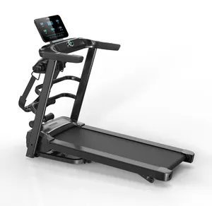 Small Silent Easy To Install Foldable Walking Machine Fitness Equipment Treadmill With Lcd Display
