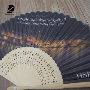 Vuelos dar de bambú ventilador plegable - Product Image 3