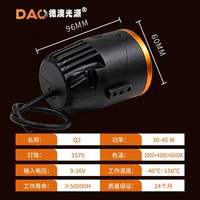 Phare antibrouillard LED Q2 de haute qualité en gros, lentille de projecteur, 45W 12V, accessoires automobiles, pour voiture 35
