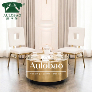 Restaurant Gold Stainless Steel Legs Dining Room <b>Chairs</b> Hotel <b>Outdoor</b> Dining & Living Room Use - Product Image 3