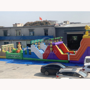 Alquiler de carrera de obstáculos inflable de tema personalizado, equipo de carrera de obstáculos al aire libre carrera de obstáculos inflable para adultos - Product Image 3