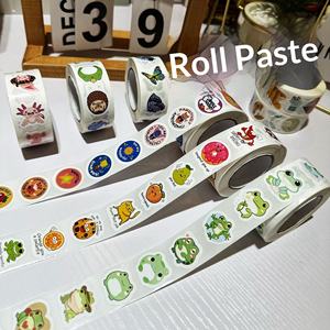 Autocollants de dessins animés rétro bohèmes pour journaux et coques de téléphone - Feuilles de vinyle autocollantes pour décoration créative - Product Image 3