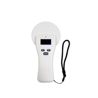 Lector de Etiquetas RFID para Orejas de Animales ISO11784/85 134.2khz, FDX-B HDX ABS, Pantalla OLED 128x64, 20,000 Registros, para Escaneo EID