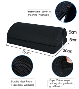 Reposapiés ergonómico multicómodo Reposapiés ajustable debajo del escritorio Bordado de tela Muebles de oficina Moderno aceptable - Product Image 5