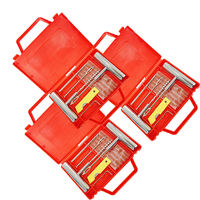 Kit de réparation de pneus 12 pièces – Outils manuels pour réparation d'urgence en extérieur – Kit complet avec coupe-pneu – Sans fuite d'air