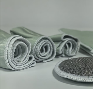 Serviette de nettoyage en microfibre Greenwell, réutilisable, écologique, faite à la <span class=keywords><strong>main</strong></span>, multi-usages pour la maison, la cuisine, la salle de bain, fabriquée en Chine - Product Image 5