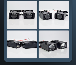 Venta caliente 5500K-6000K lente de proyector de luz de red media de coche de haz bajo único para coche - Product Image 4