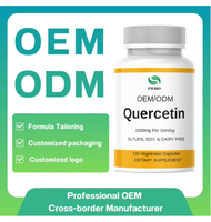 Complément végétarien OEM/ODM - Capsules de quercétine haute pureté pour hommes et femmes
