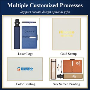 Personalización de soporte Factory Outlet Ventosa de vacío de lujo cuaderno artículos de regalo Juego de oficina de recuerdo con logotipo Promocional Corporativo - Product Image 5