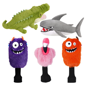 Niedliche Stock Sport Golf <span class=keywords><strong>Head</strong></span> covers Fahrer Club Golf Zubehör Plüsch Golf Club <span class=keywords><strong>Head</strong></span> Covers - Product Image 1