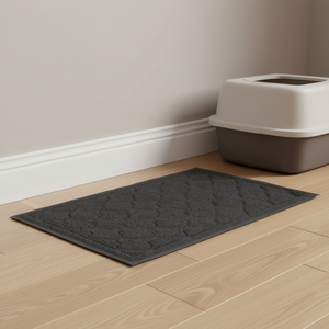 Alfombrilla para Bandeja de Gato, 60 x 90 cm, Antracita, PVC, Accesorio para Arenero - Product Image 3