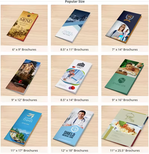 Flyer en papier d'art personnalisé, dépliant plié A4 A5 A6, brochure promotionnelle imprimable, trifold, dépliants d'introduction - Product Image 4