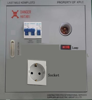 Boîtier de distribution électrique compact CNAMSTR, modèle 1 voie, 100A, 220/380V, Zhejiang, 250x200x150